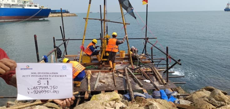 Pekerjaan Soil Investigation Dok Pantai Lamongan