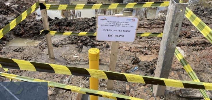 Pekerjaan Borlog Proyek Pembangunan Jalan Tol IKN 1B Segmen Bandara Sepinggan - Tol Balsam