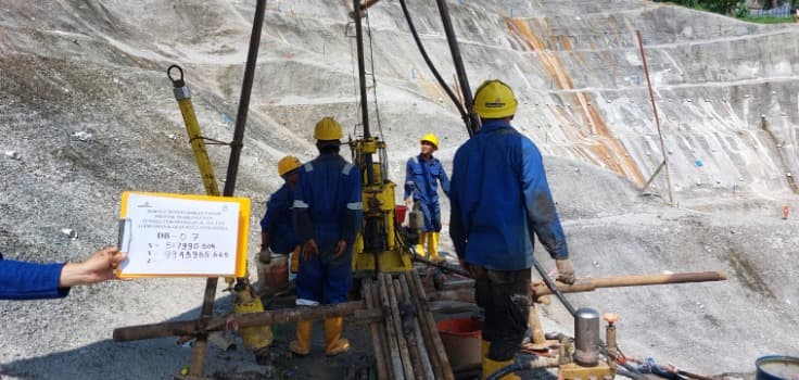 Pekerjaan Penyelidikan dan Pengujian Tanah Pembangunan Terowongan Jl. Sultan Alimuddin-Kakap, Kota Samarinda